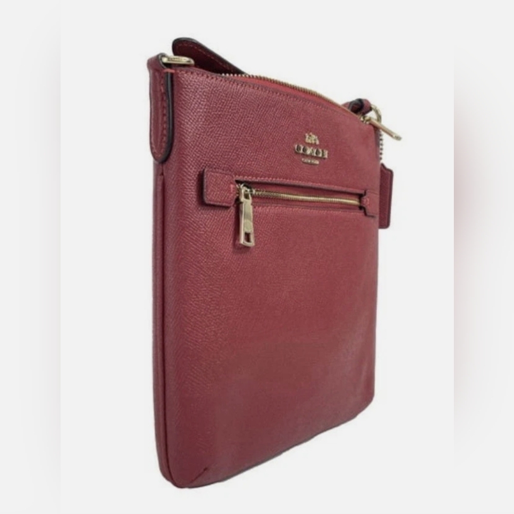 Coach Mini Rowan File Bag Red - CE871 - Picture 3 of 11